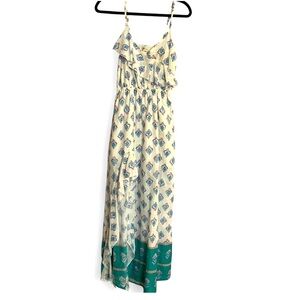 BILLABONG Floral Print Maxi Dress boho sz xs
